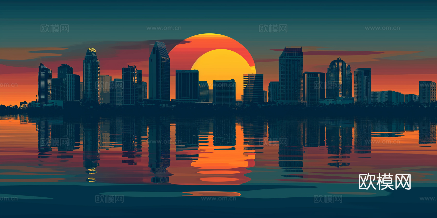 夜晚都市外景