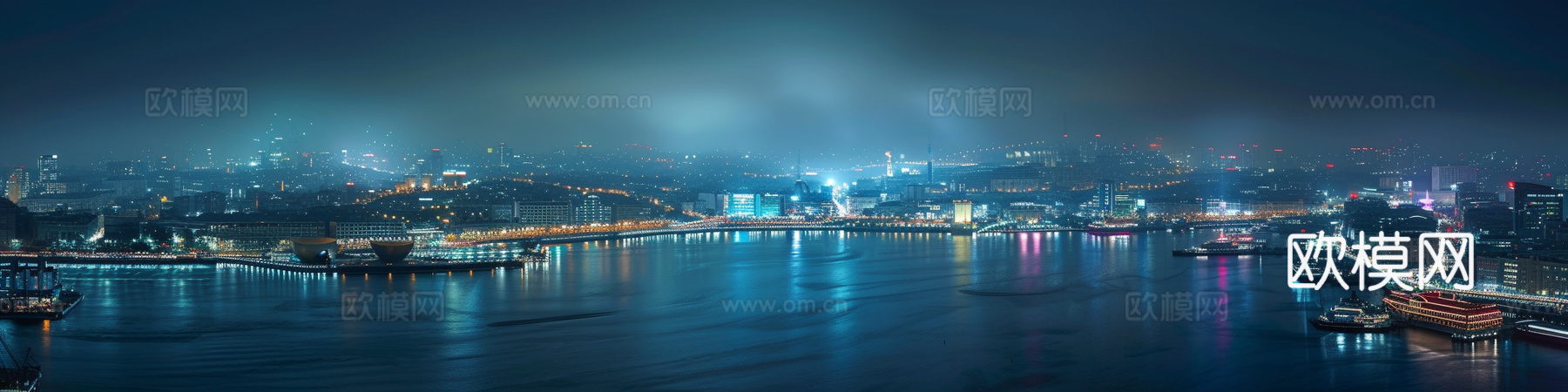夜晚都市外景