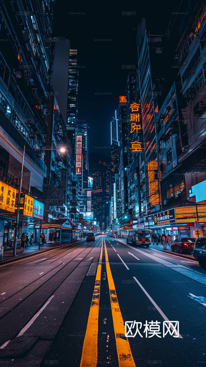夜晚都市外景