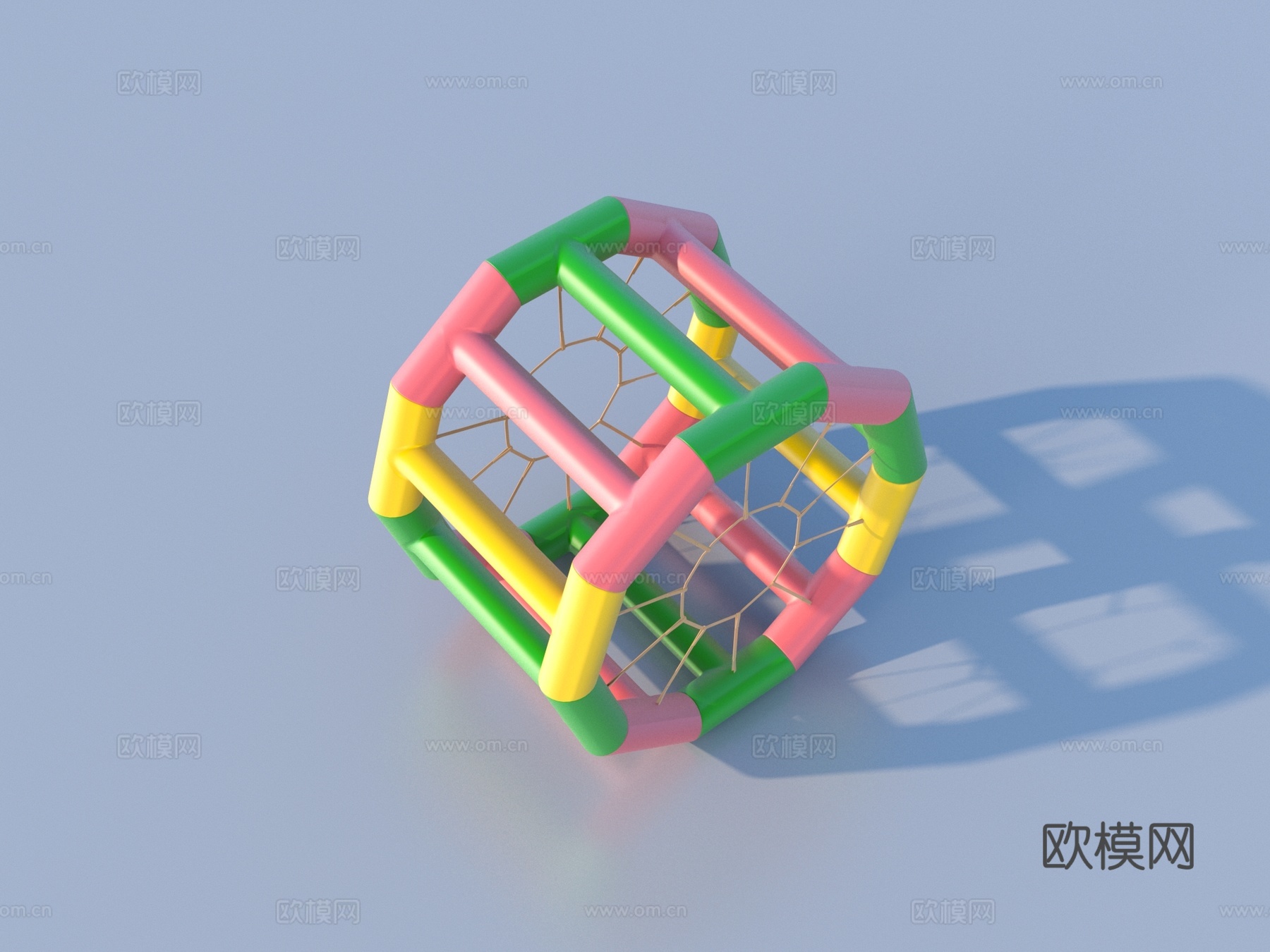 充气圈 娱乐设施 乐园 水上3d模型