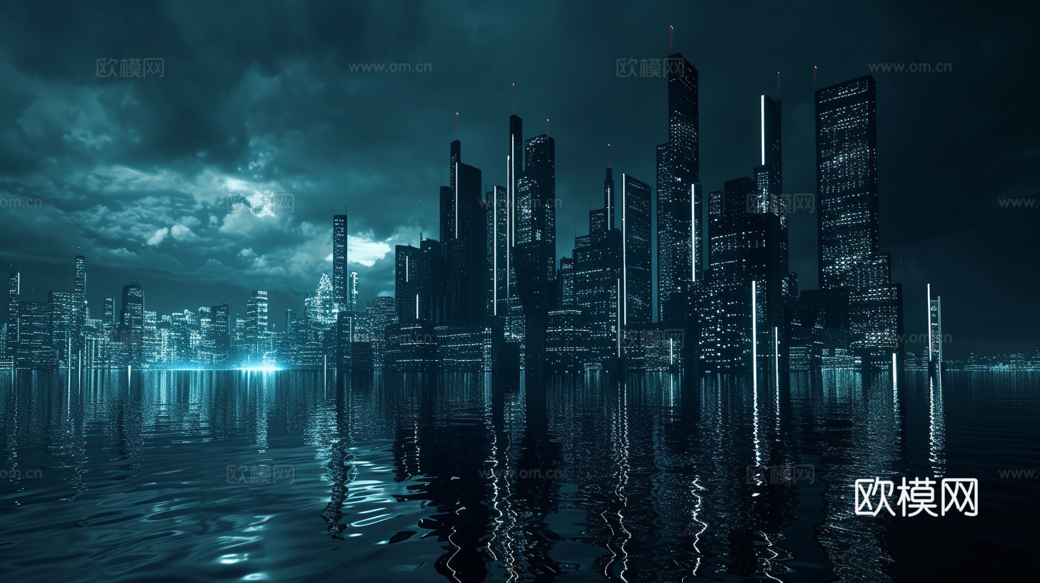 夜晚都市外景
