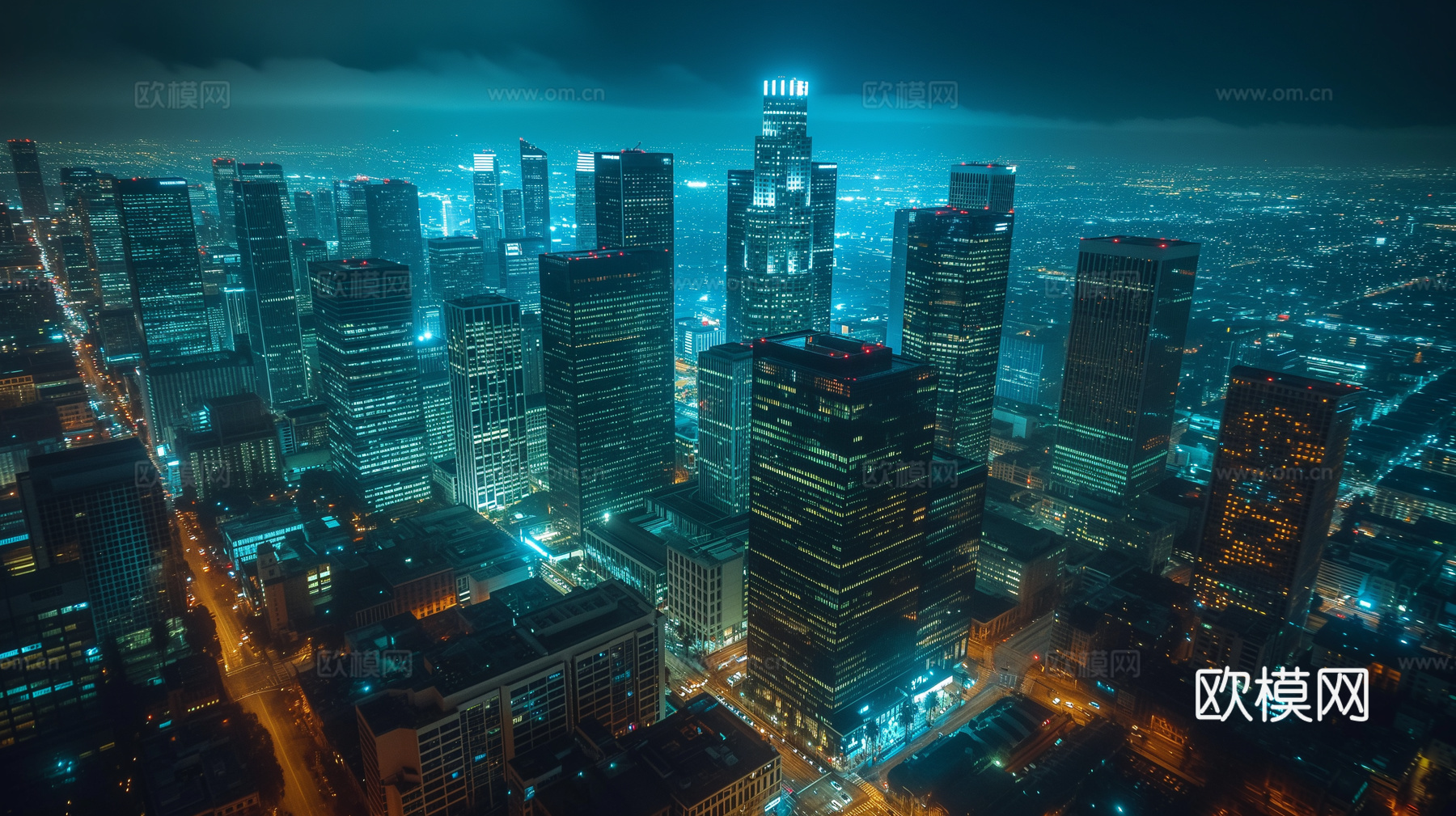 夜晚都市外景