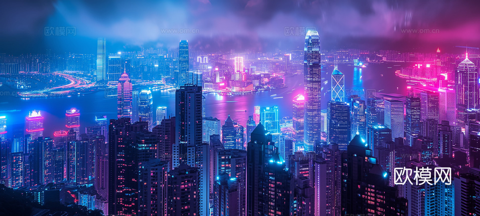 夜晚都市外景下载(渲染图8)