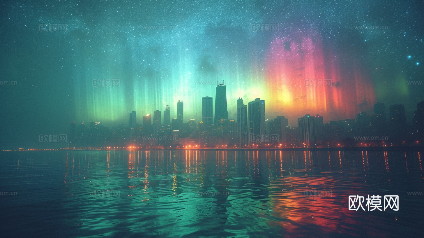 夜晚都市外景