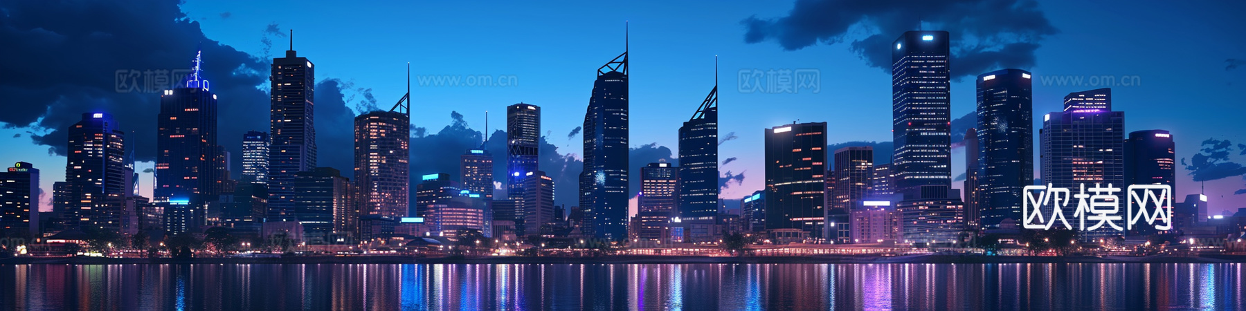 夜晚都市外景