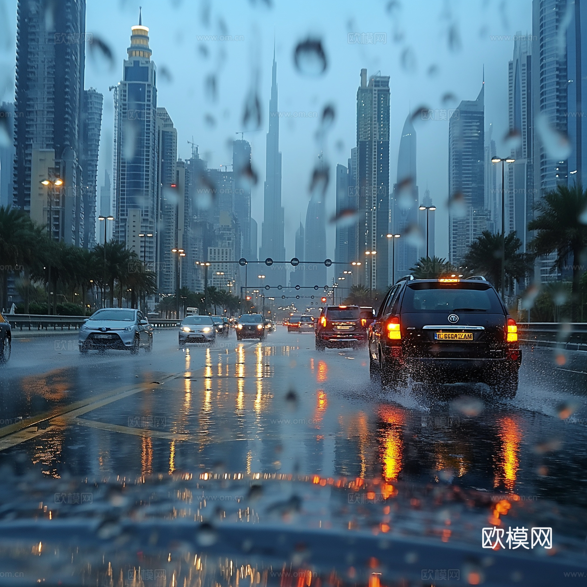 夜晚都市外景