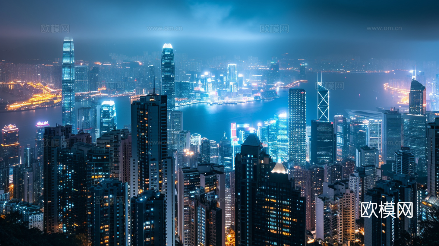夜晚都市外景