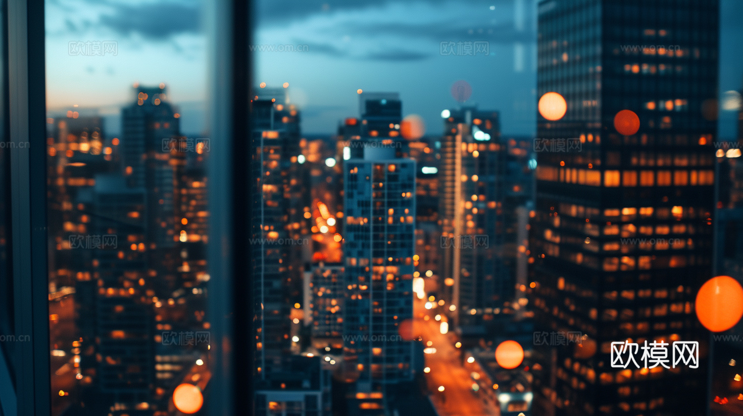 夜晚都市外景下载（渲染图3）