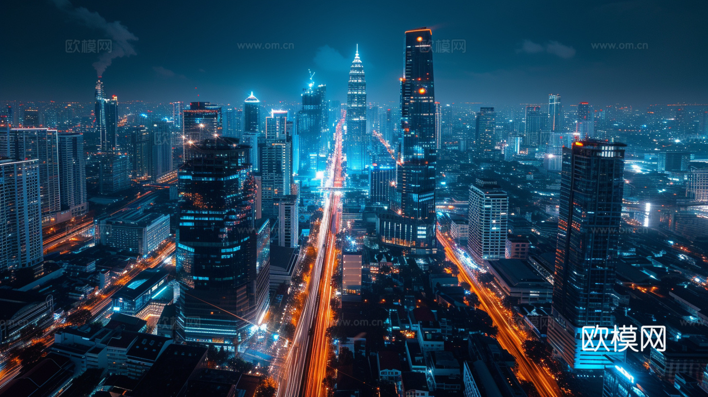 夜晚都市外景