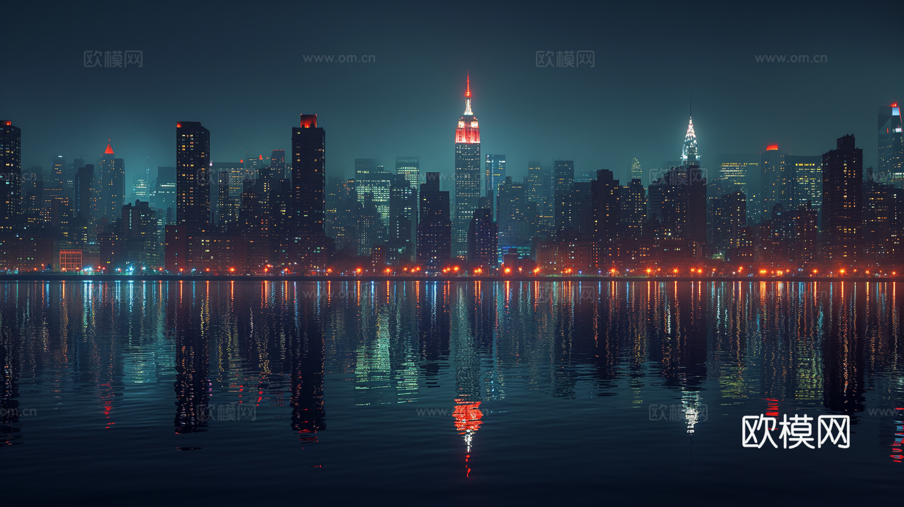 夜晚都市外景下载（渲染图7）