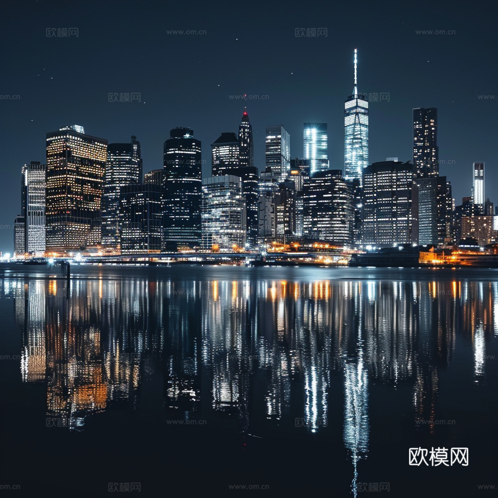 夜晚都市外景下载（渲染图5）