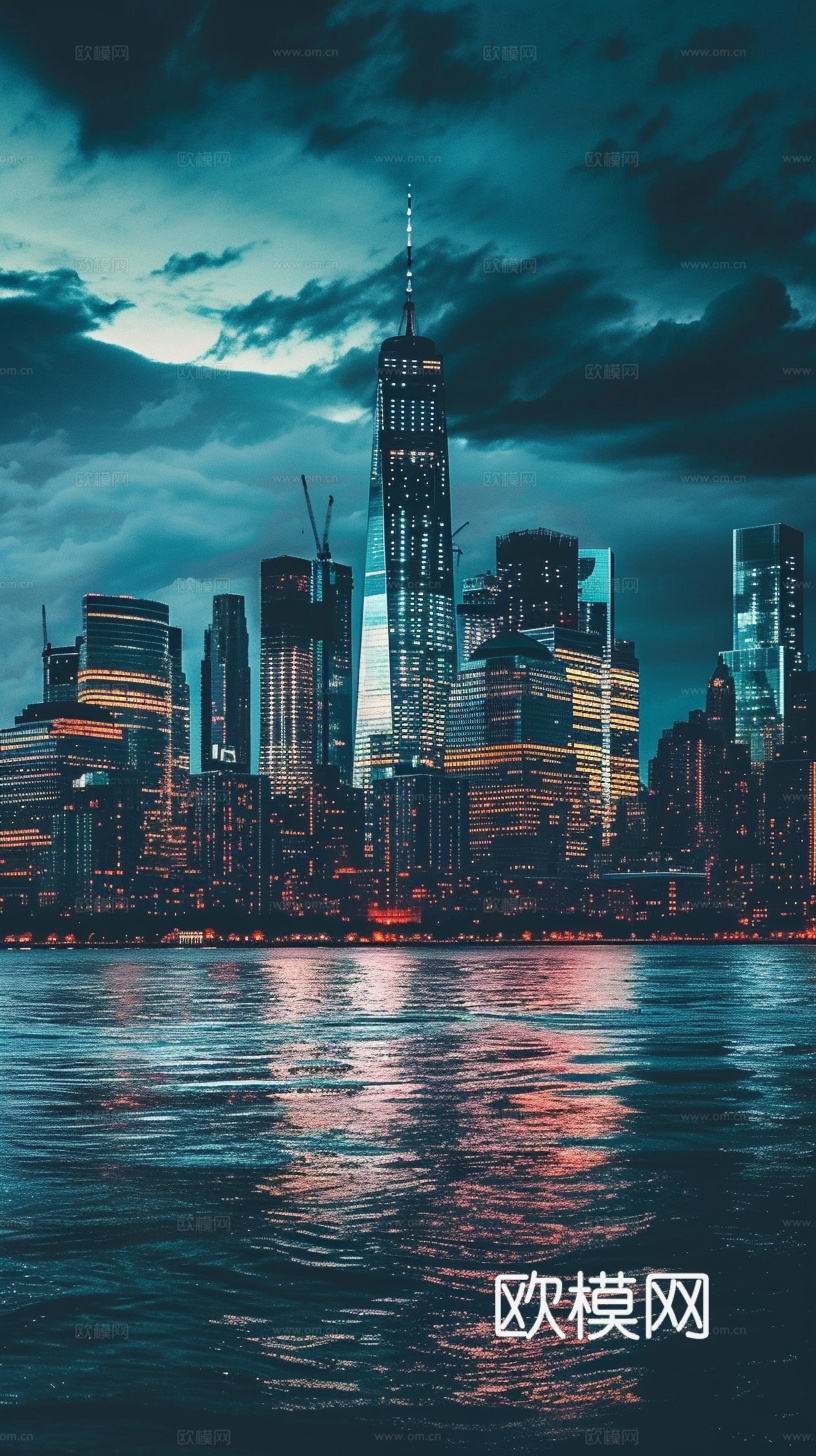 夜晚都市外景