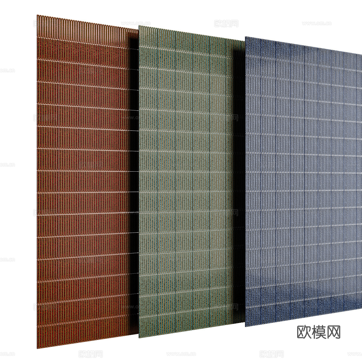 新中式瓷砖 花砖3d模型