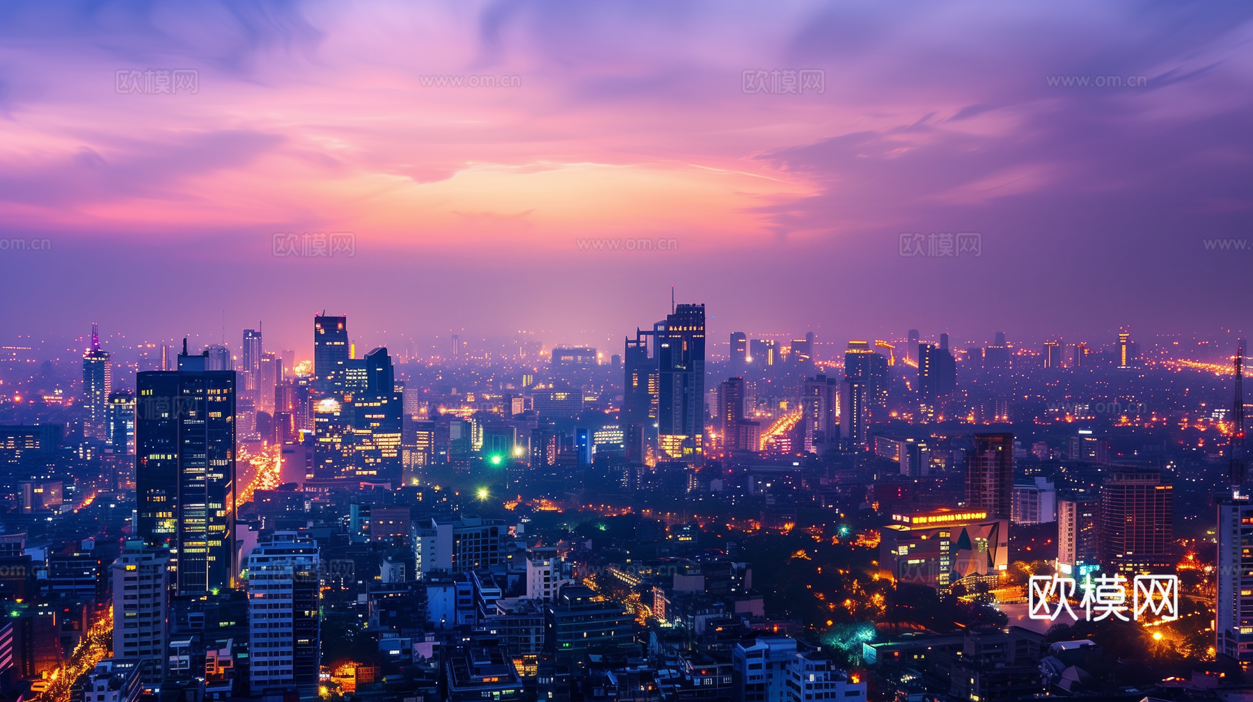 夜晚都市外景下载（渲染图8）