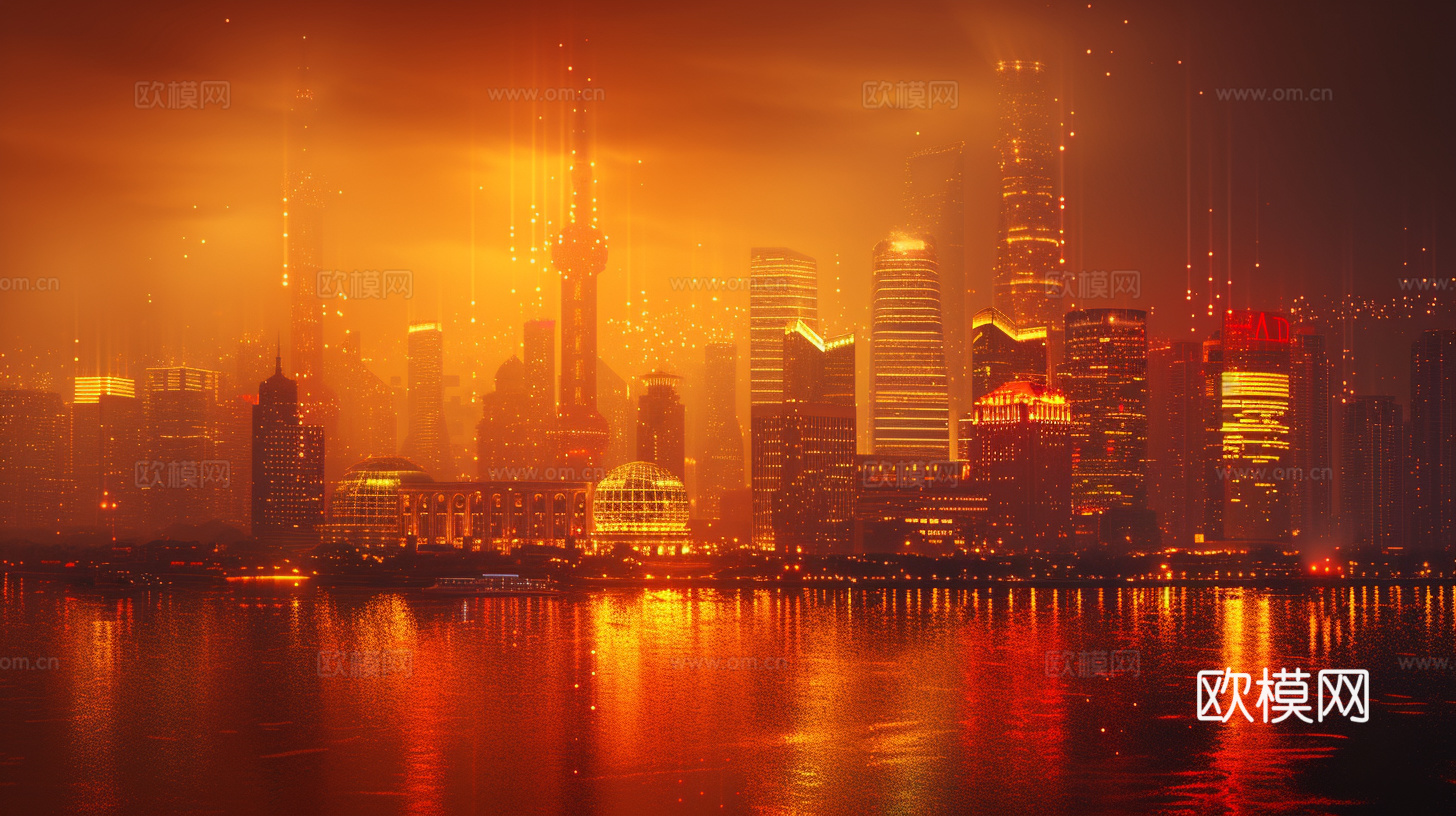 夜晚都市外景