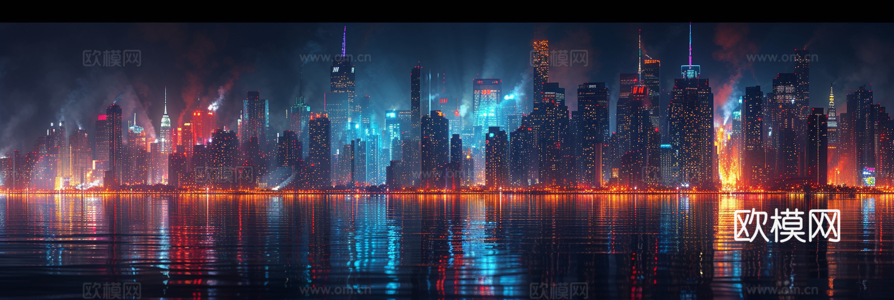 夜晚都市外景