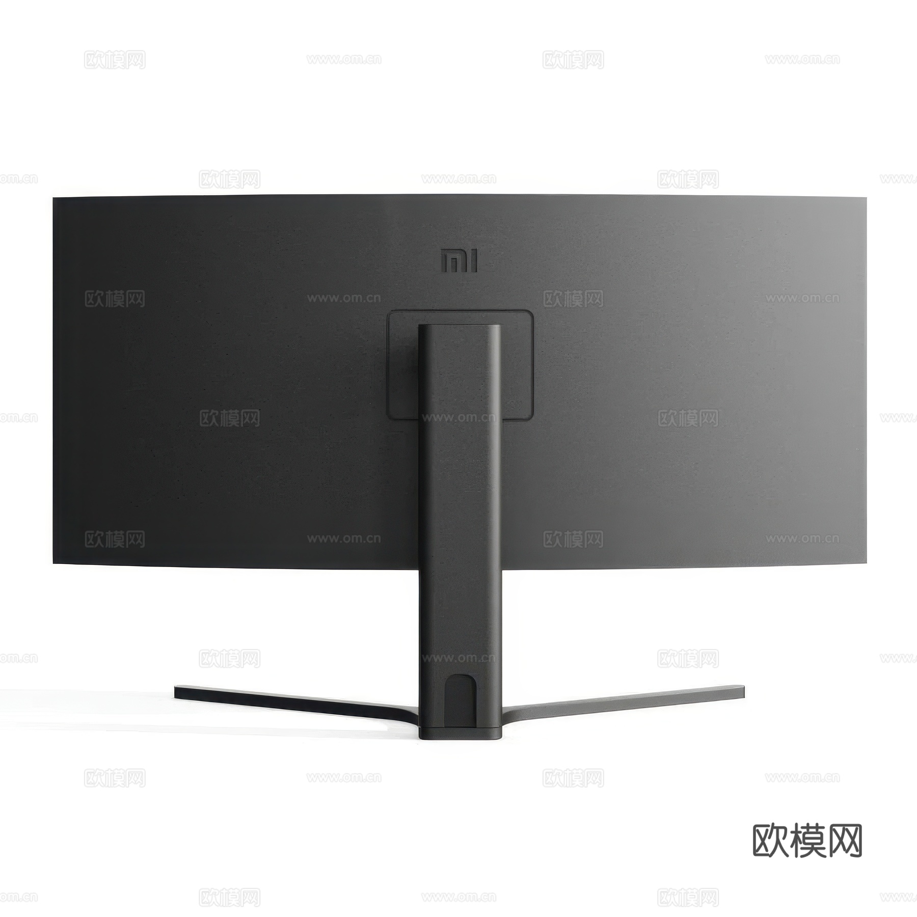小米34英寸曲面电竞显示器3d模型