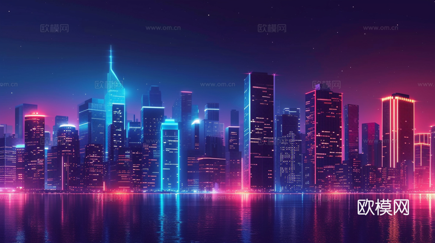 夜晚都市外景