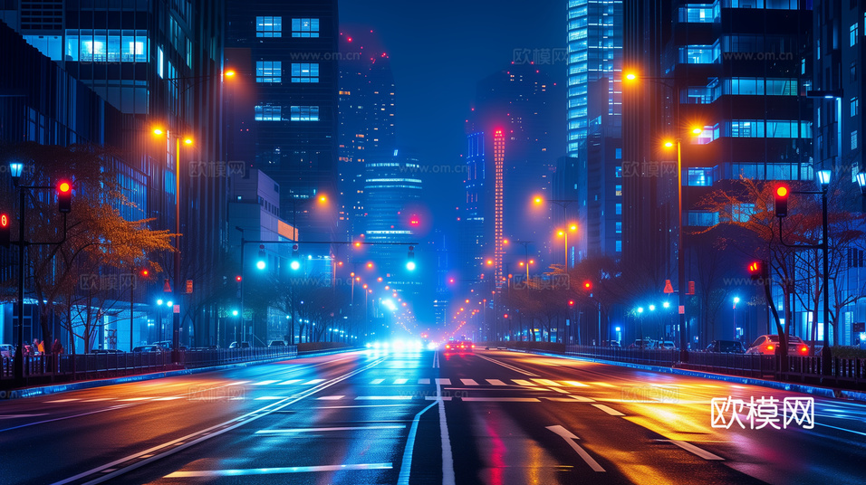 夜晚都市外景下載(渲染圖8)