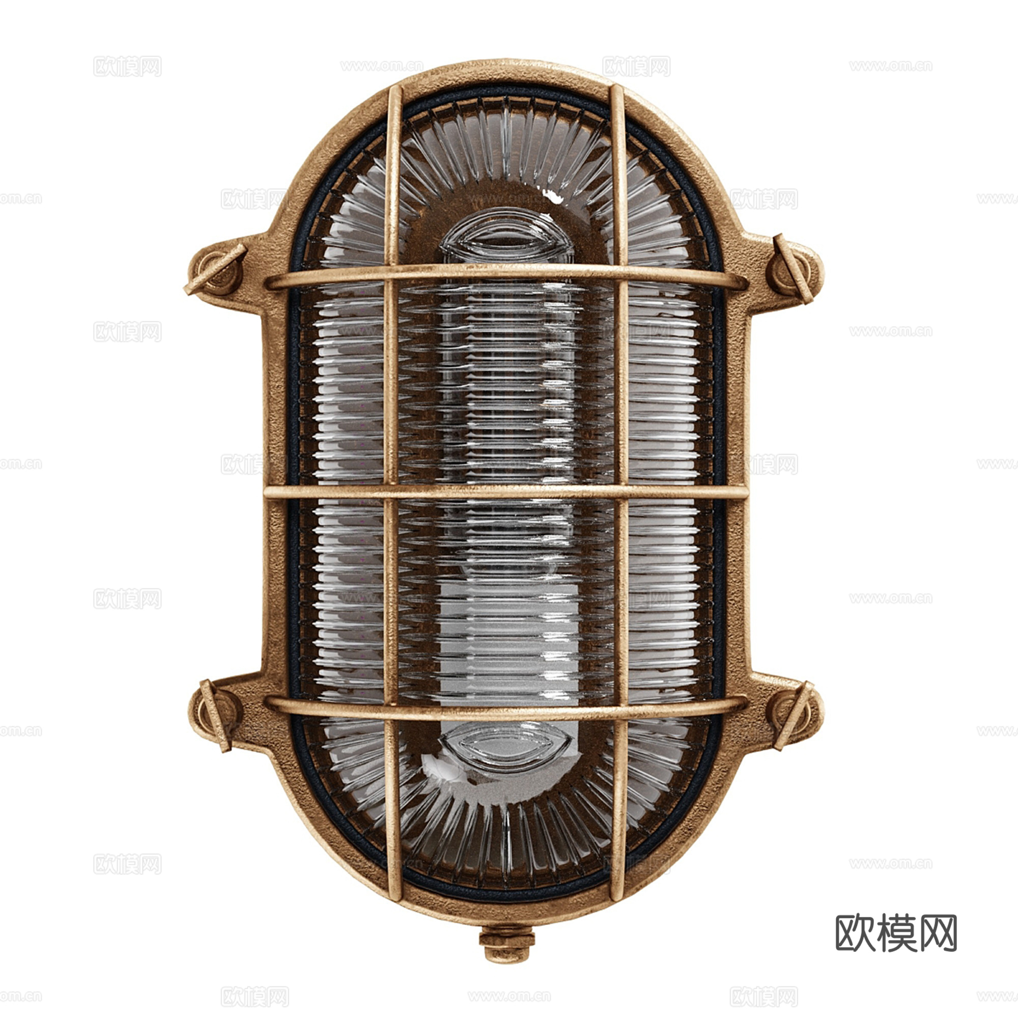 现代户外壁灯su模型