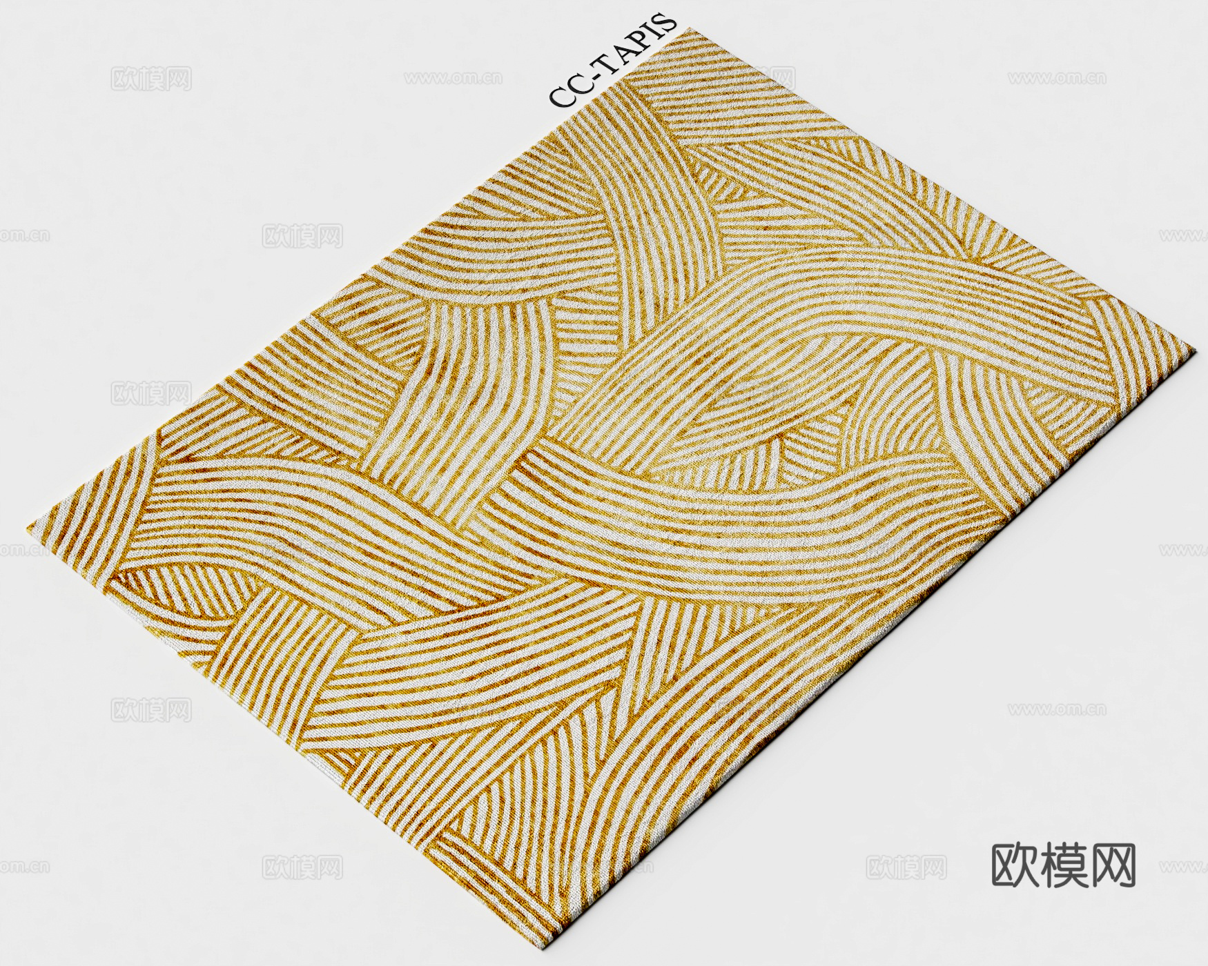 CC-TAPIS 法式地毯 长方形地毯 布艺地毯 方形地毯3d模型