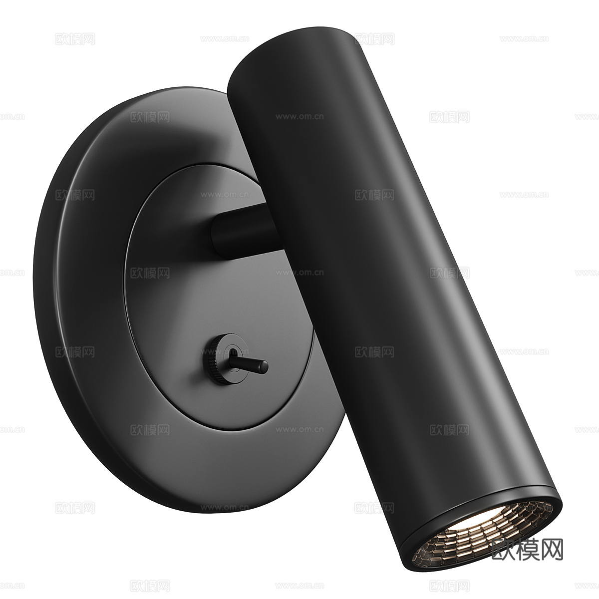 现代轻奢极简金属壁灯 阅读灯3d模型