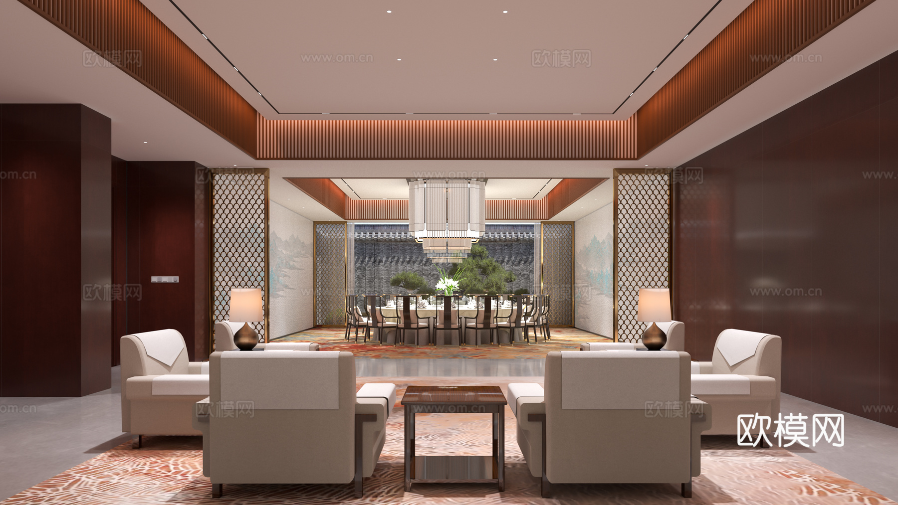 包厢3d模型下载