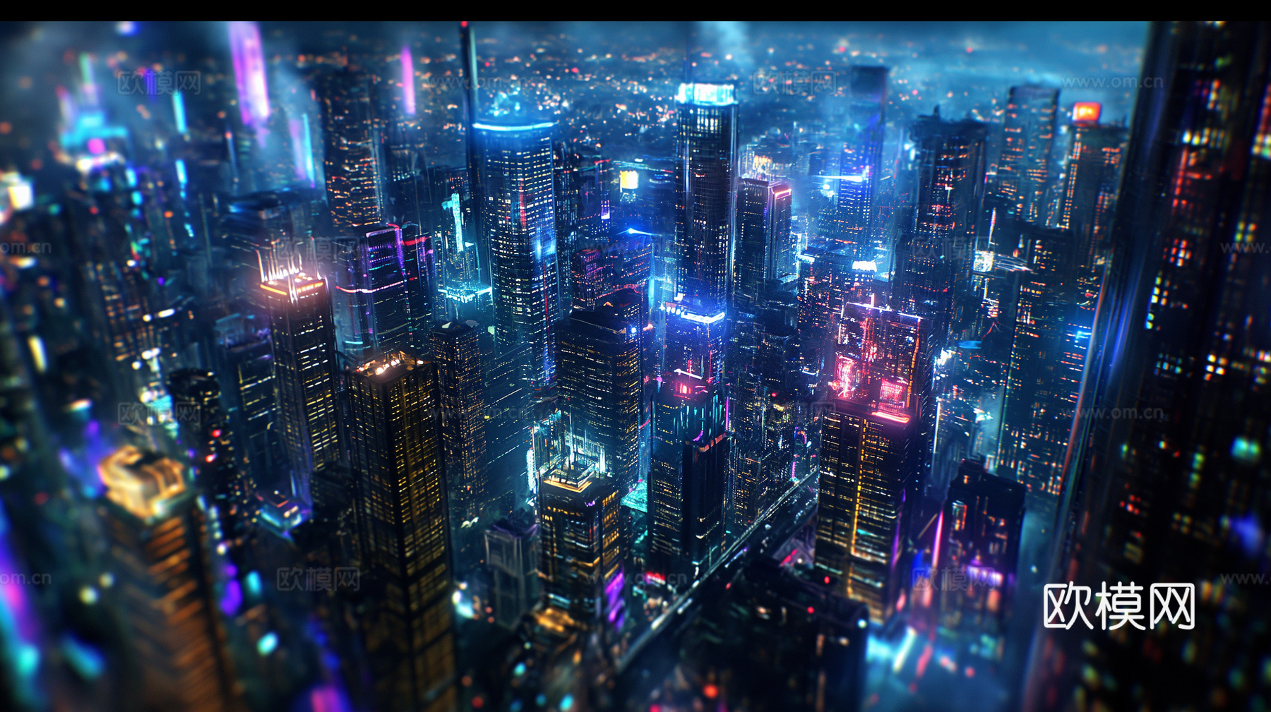 夜晚都市外景下载（渲染图8）