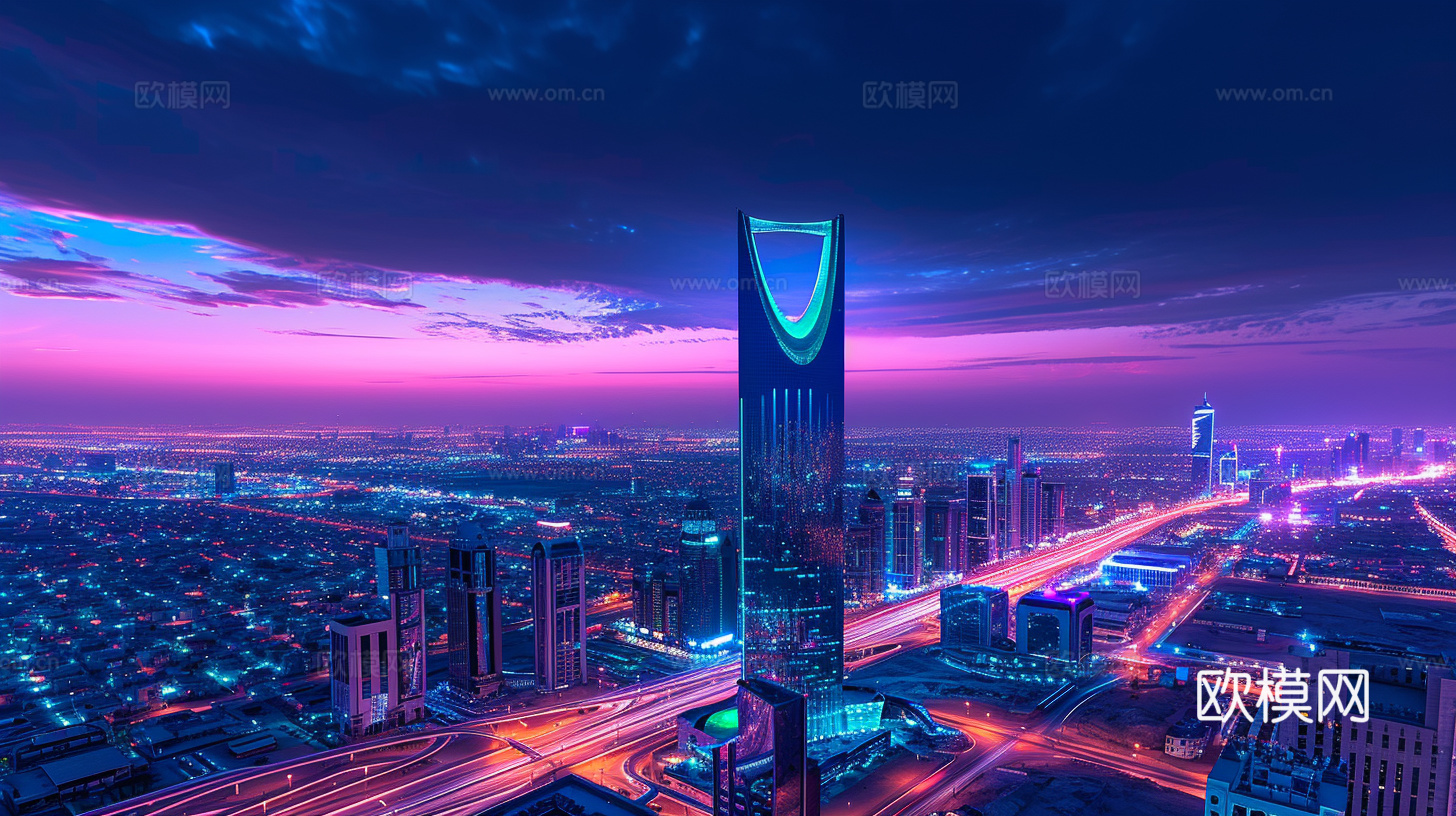 夜晚都市外景