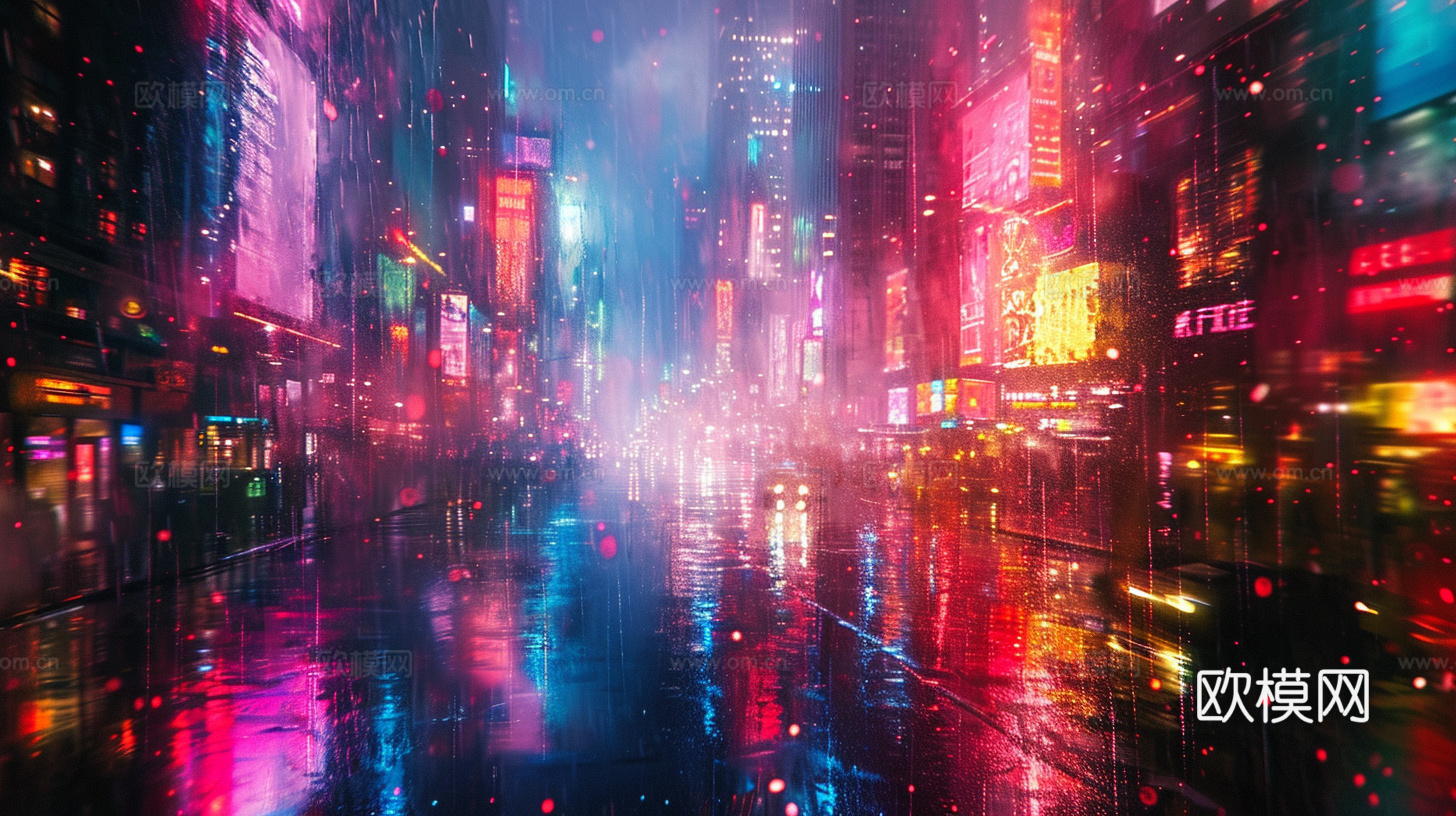夜晚都市外景