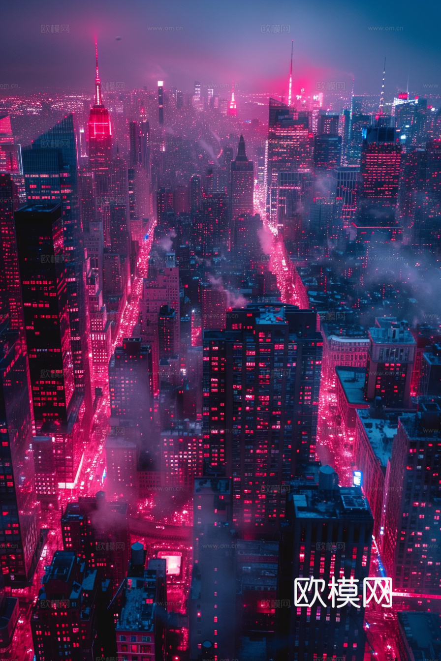 夜晚都市外景