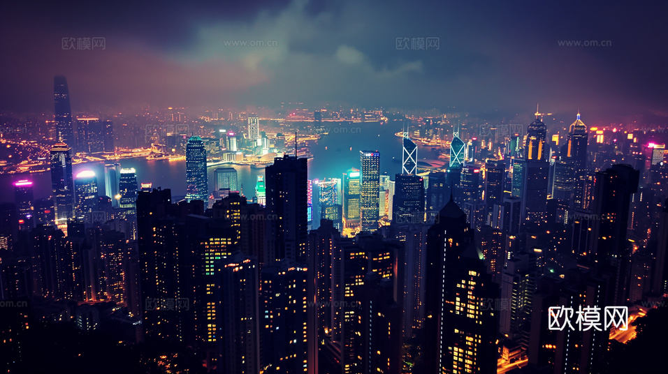 夜晚都市外景下載(渲染圖8)