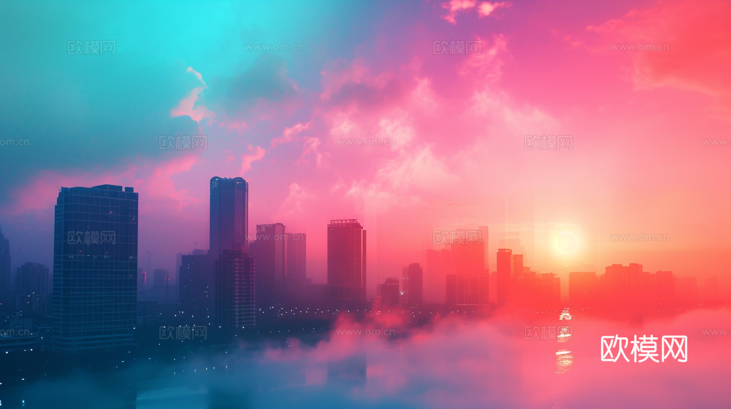 夜晚都市外景