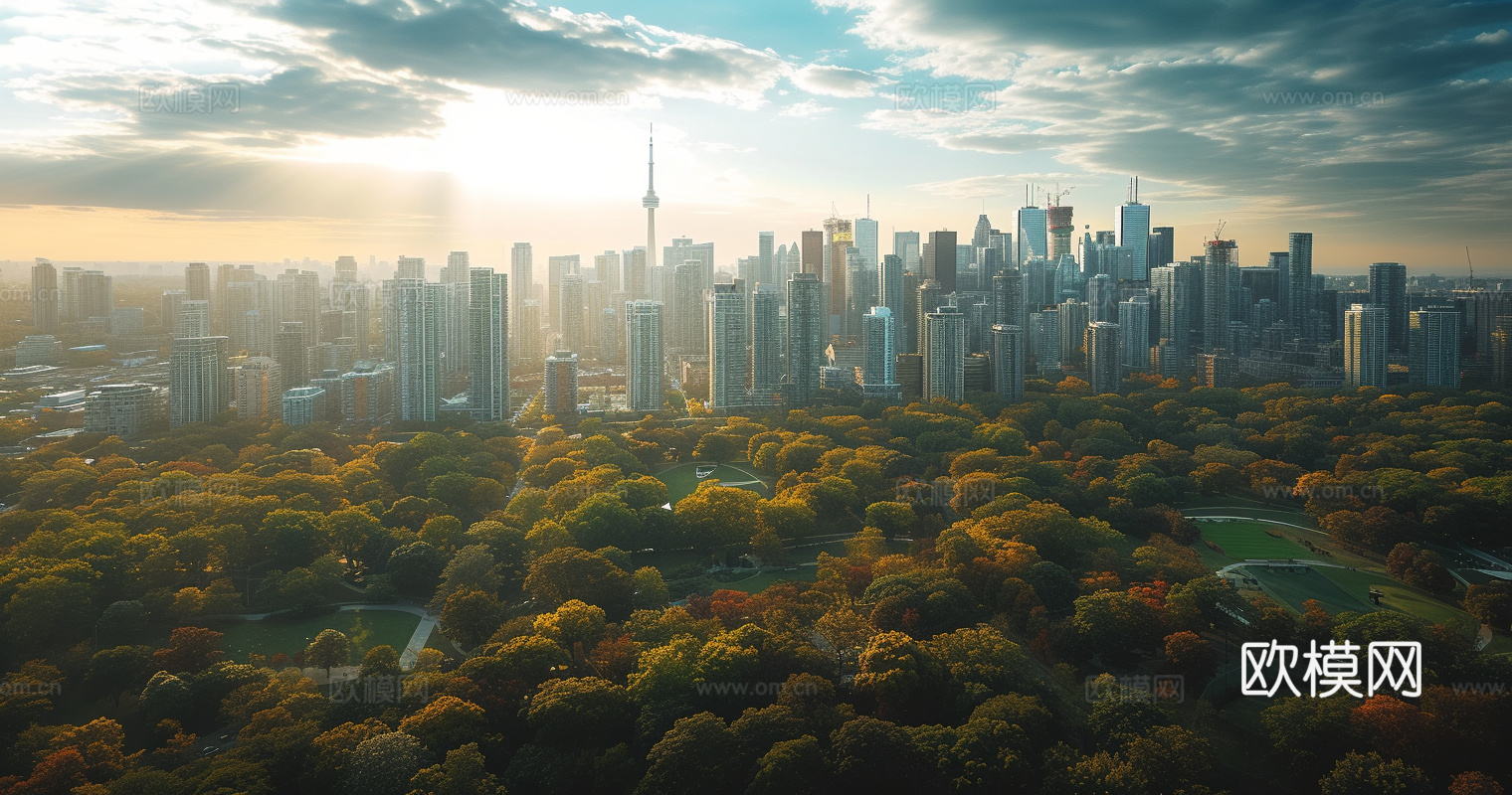 夜晚都市外景下载（渲染图6）