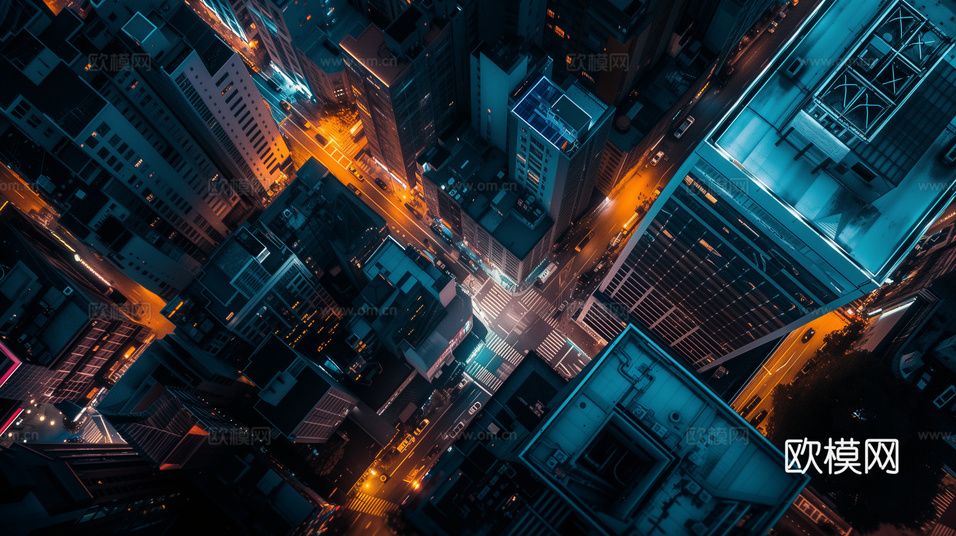 夜晚都市外景下載(渲染圖8)