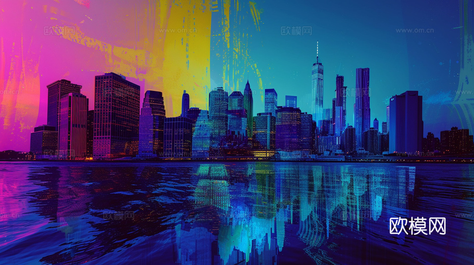 夜晚都市外景下載(渲染圖1)