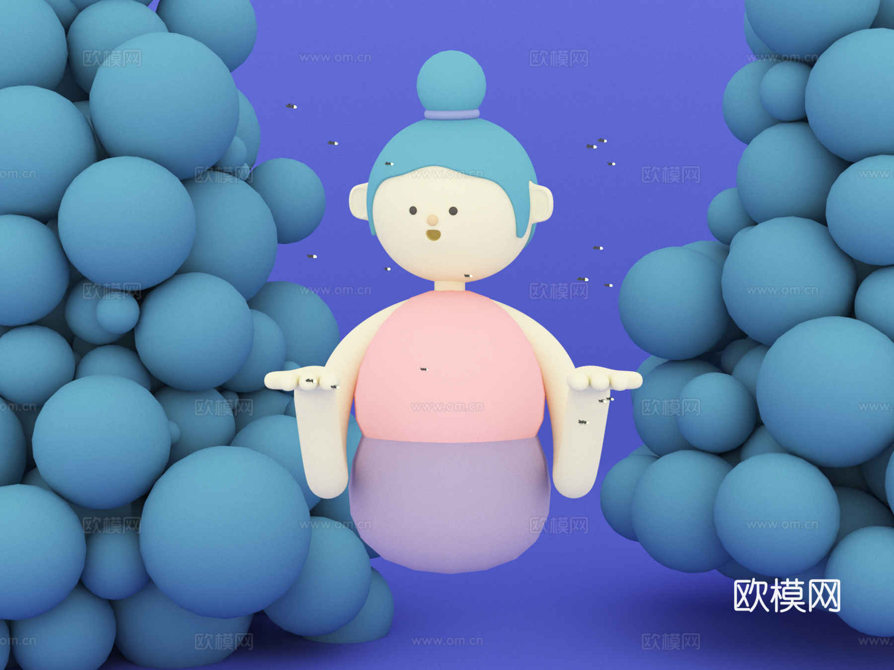 人物 卡通3d模型