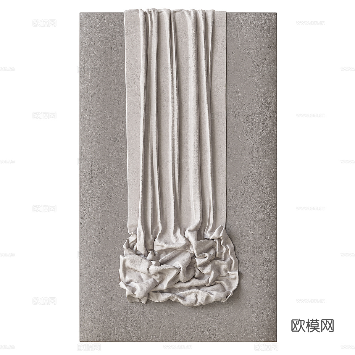 新中式侘寂艺术墙饰挂件3d模型