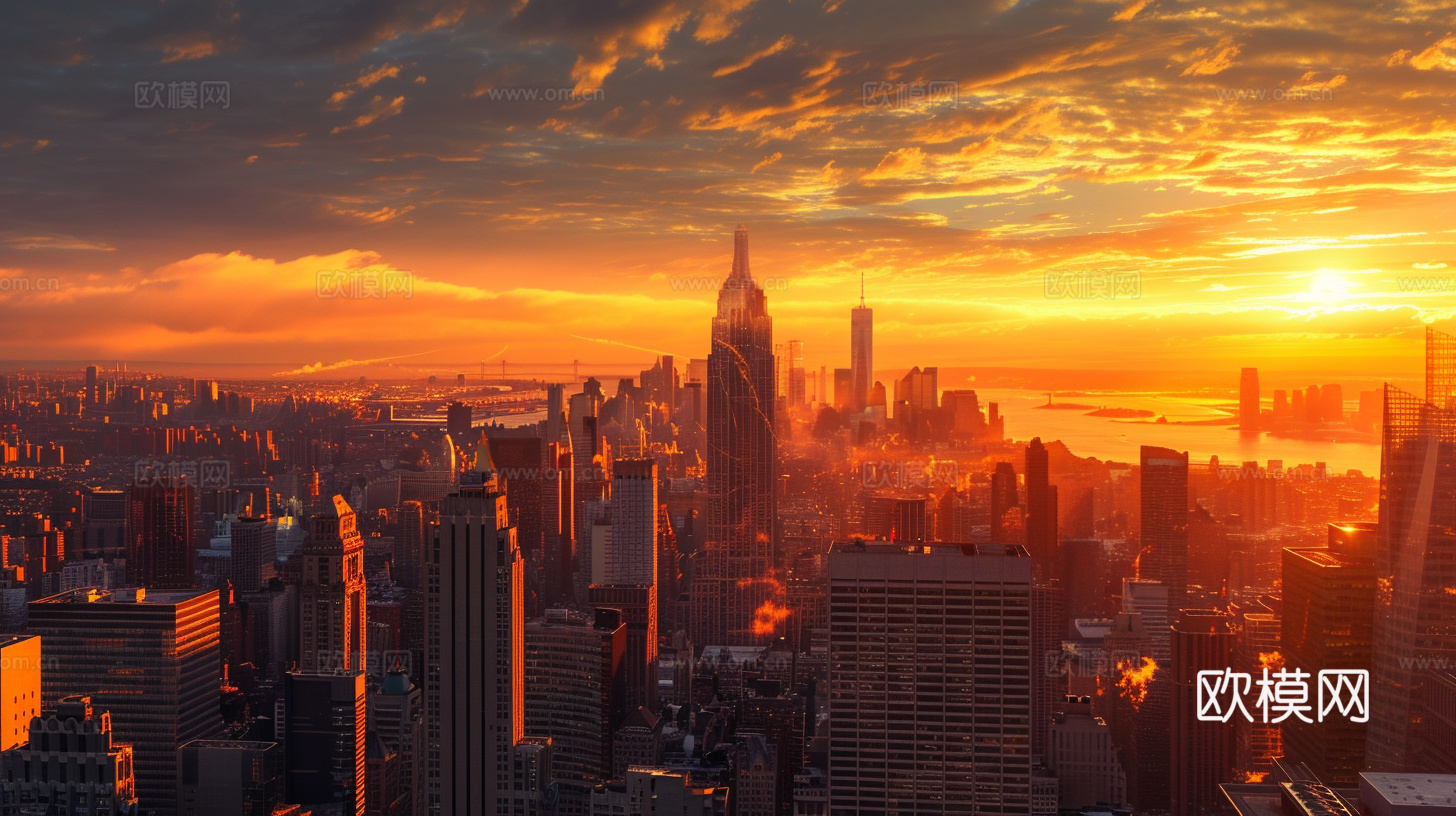 夜晚都市外景