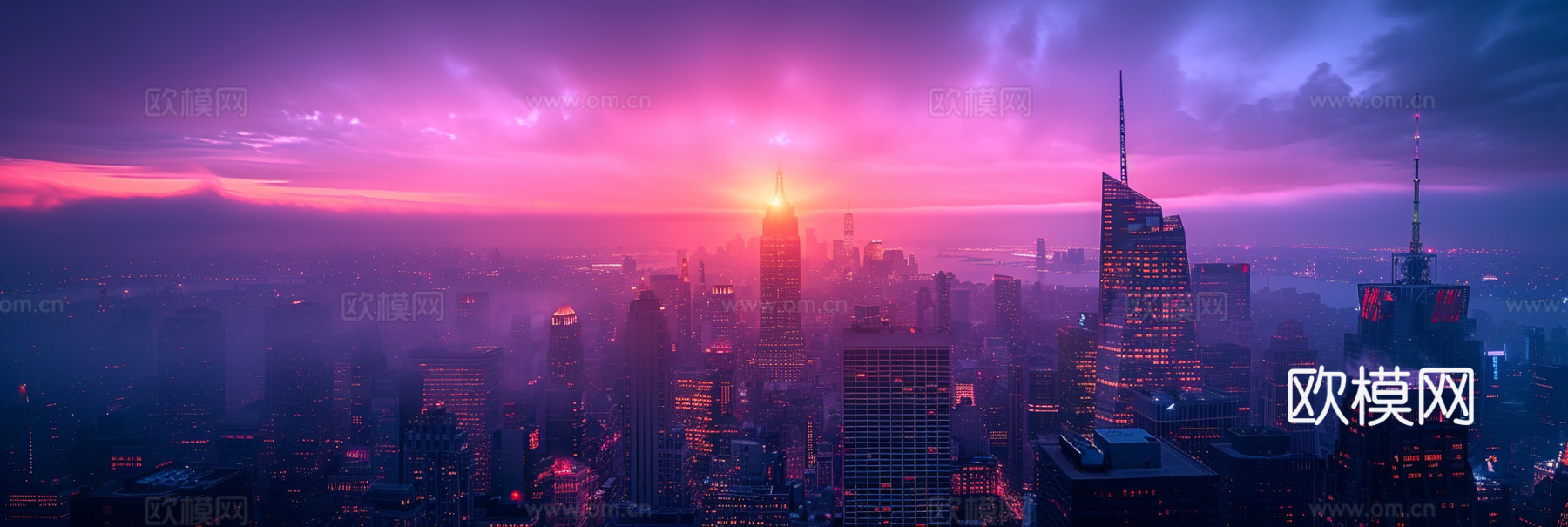 夜晚都市外景