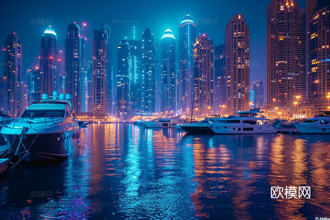 夜晚都市外景