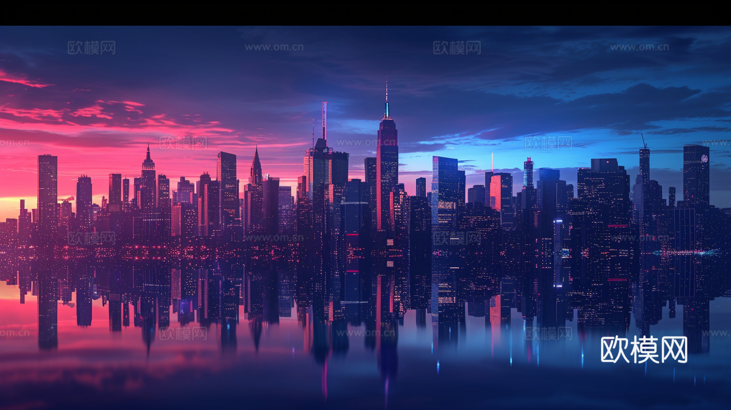 夜晚都市外景