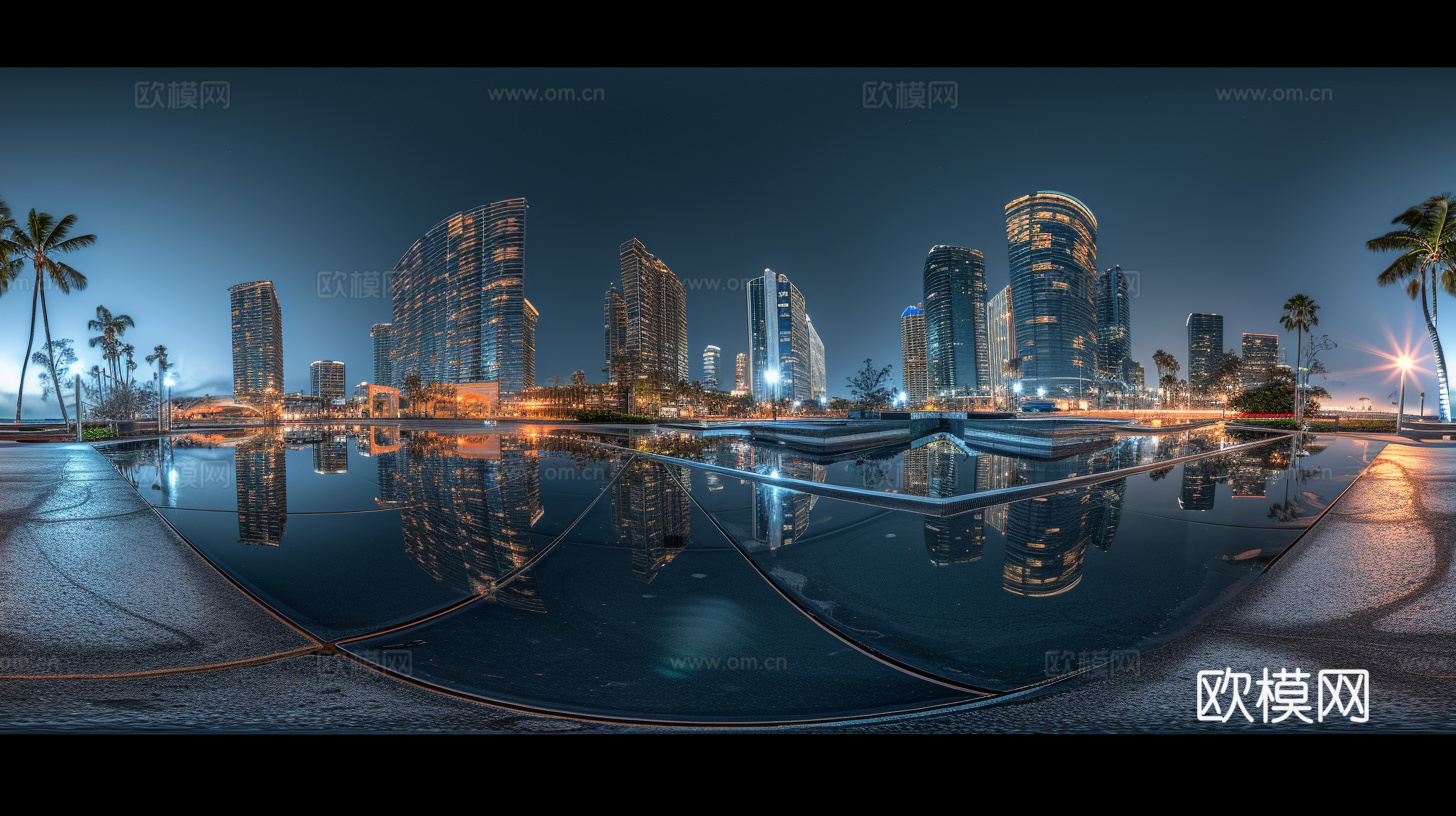 夜晚都市外景