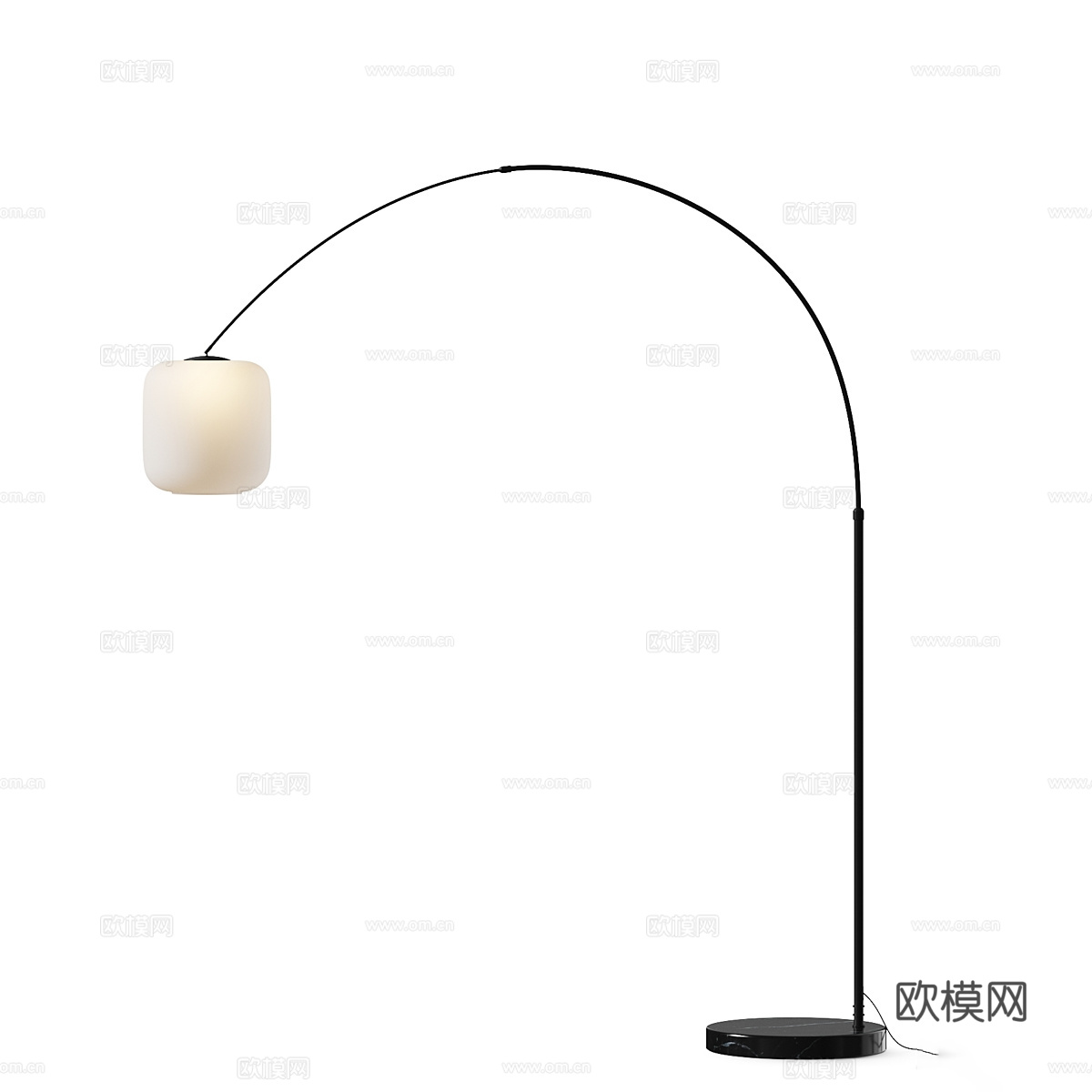 现代极简落地灯3d模型
