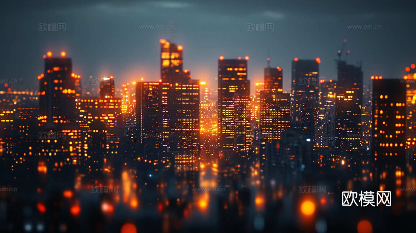 夜晚都市外景