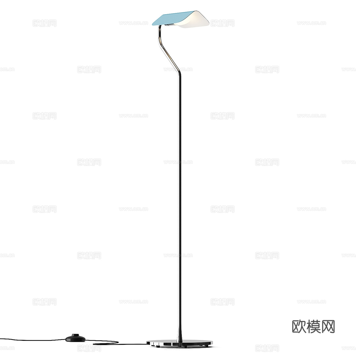 现代轻奢极简落地灯3d模型