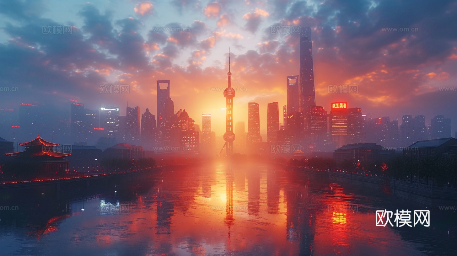 夜晚都市外景