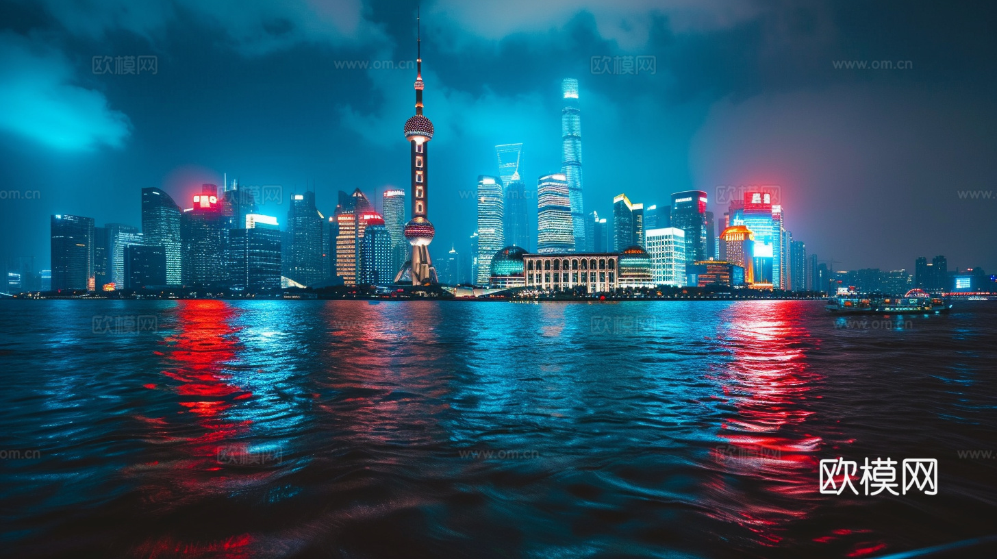 夜晚都市外景