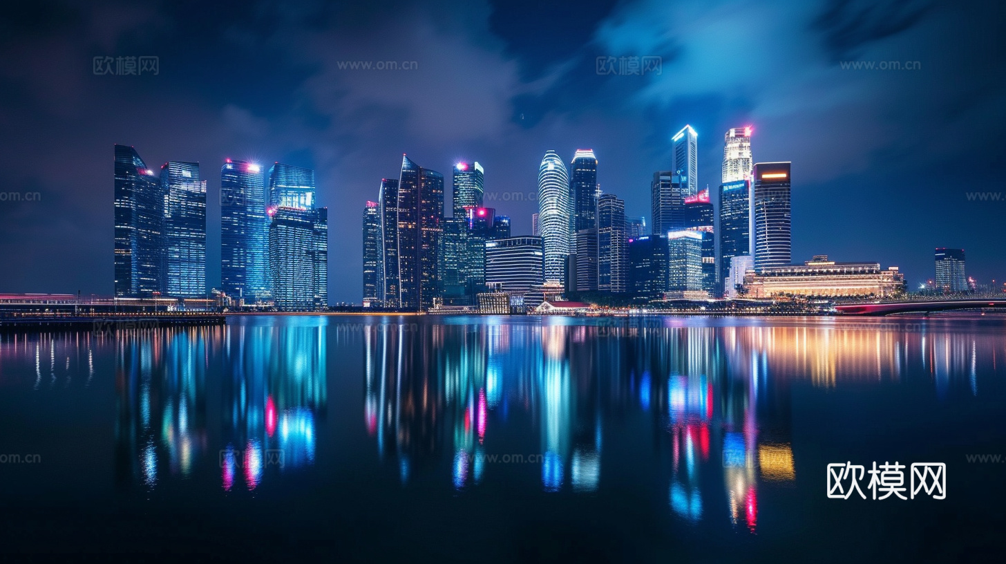 夜晚都市外景