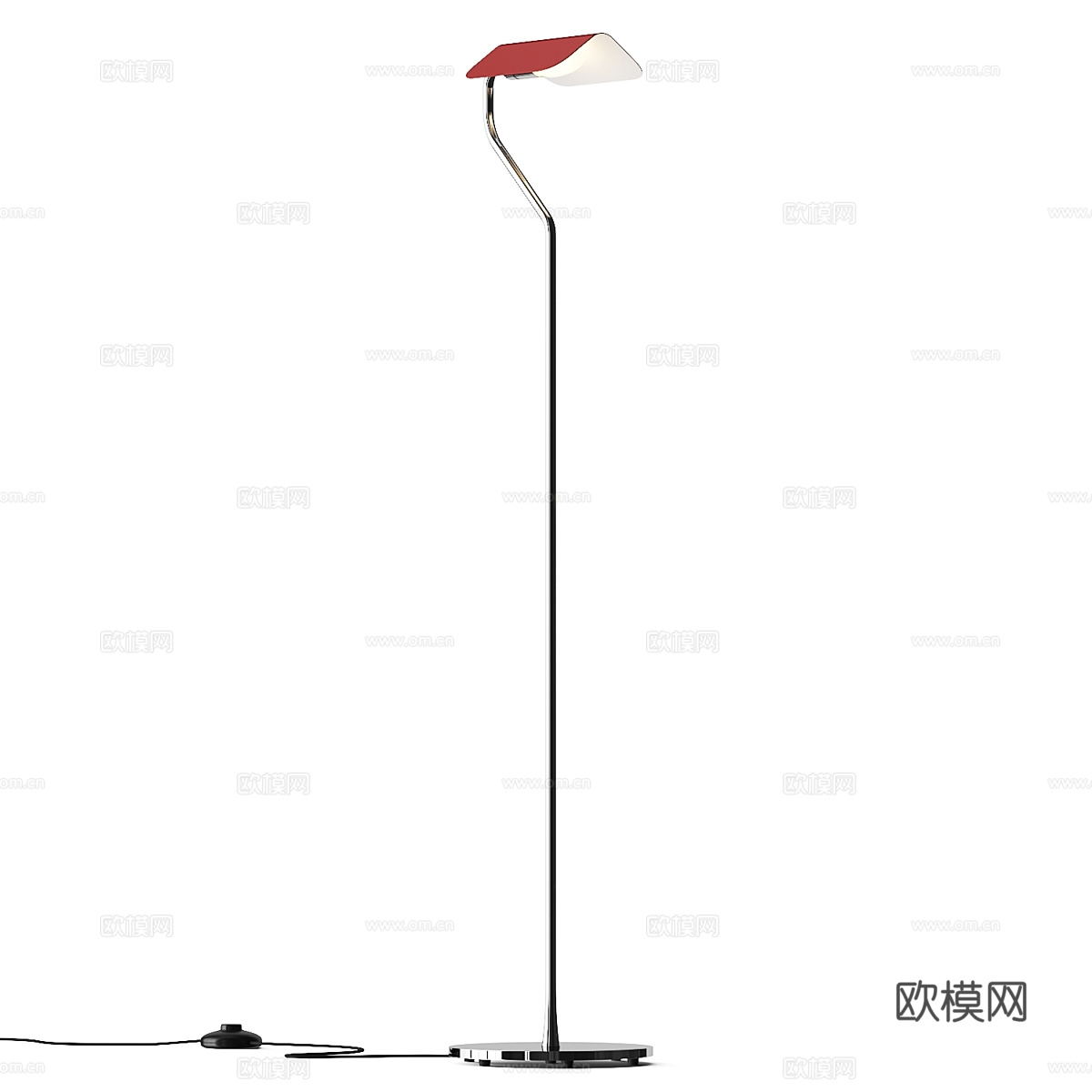 现代轻奢极简落地灯3d模型